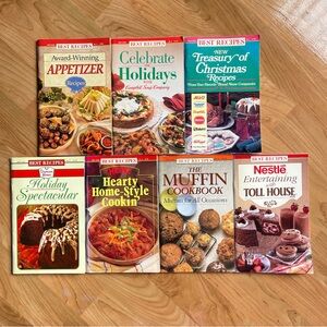 Vintage 1990 1991 Best Recipes Cookbook Magazines Bundle of 7